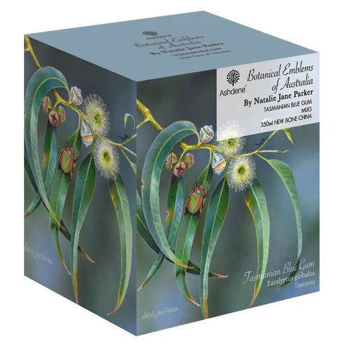 Ashdene Botanical Emblems bone china mug - Blue Gum, alternate view