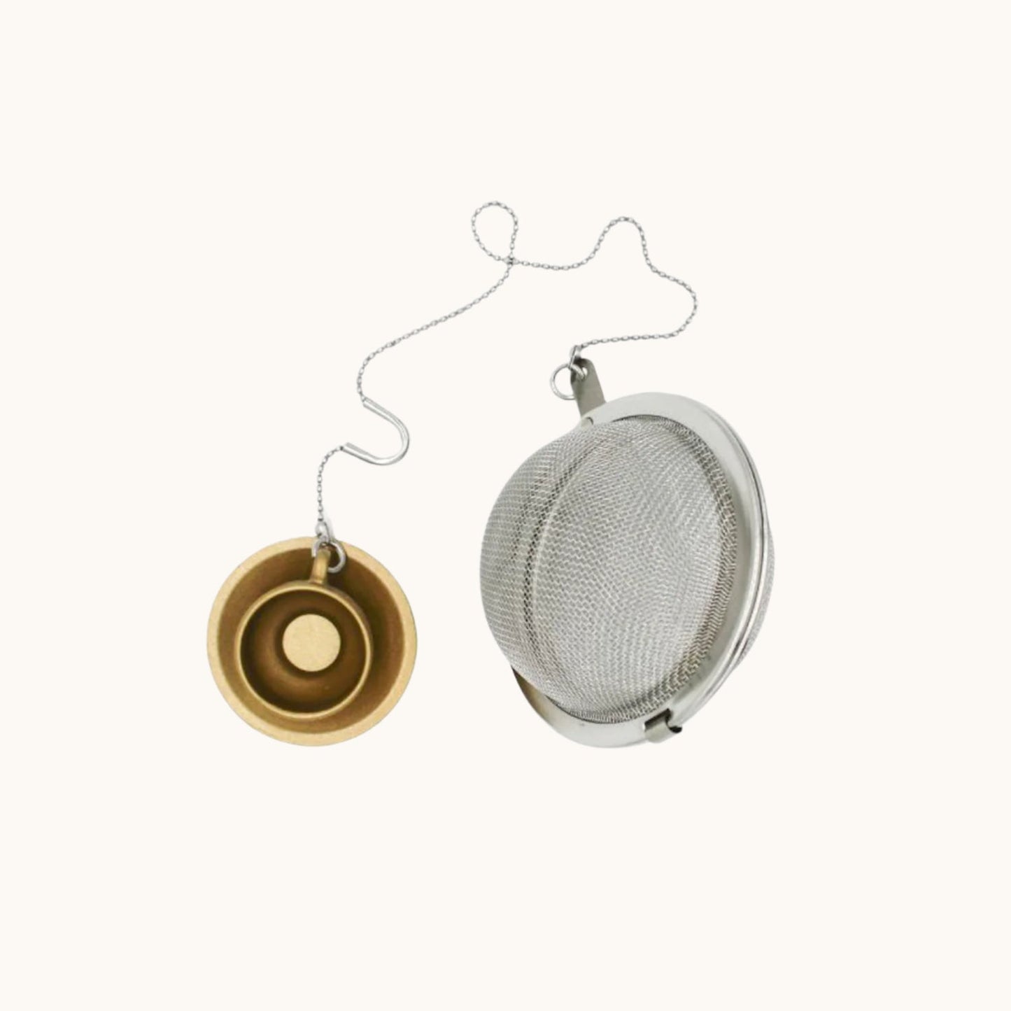 Tea Ball Infuser - Cup & Saucer