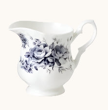 Milk Jug Blue Chintz