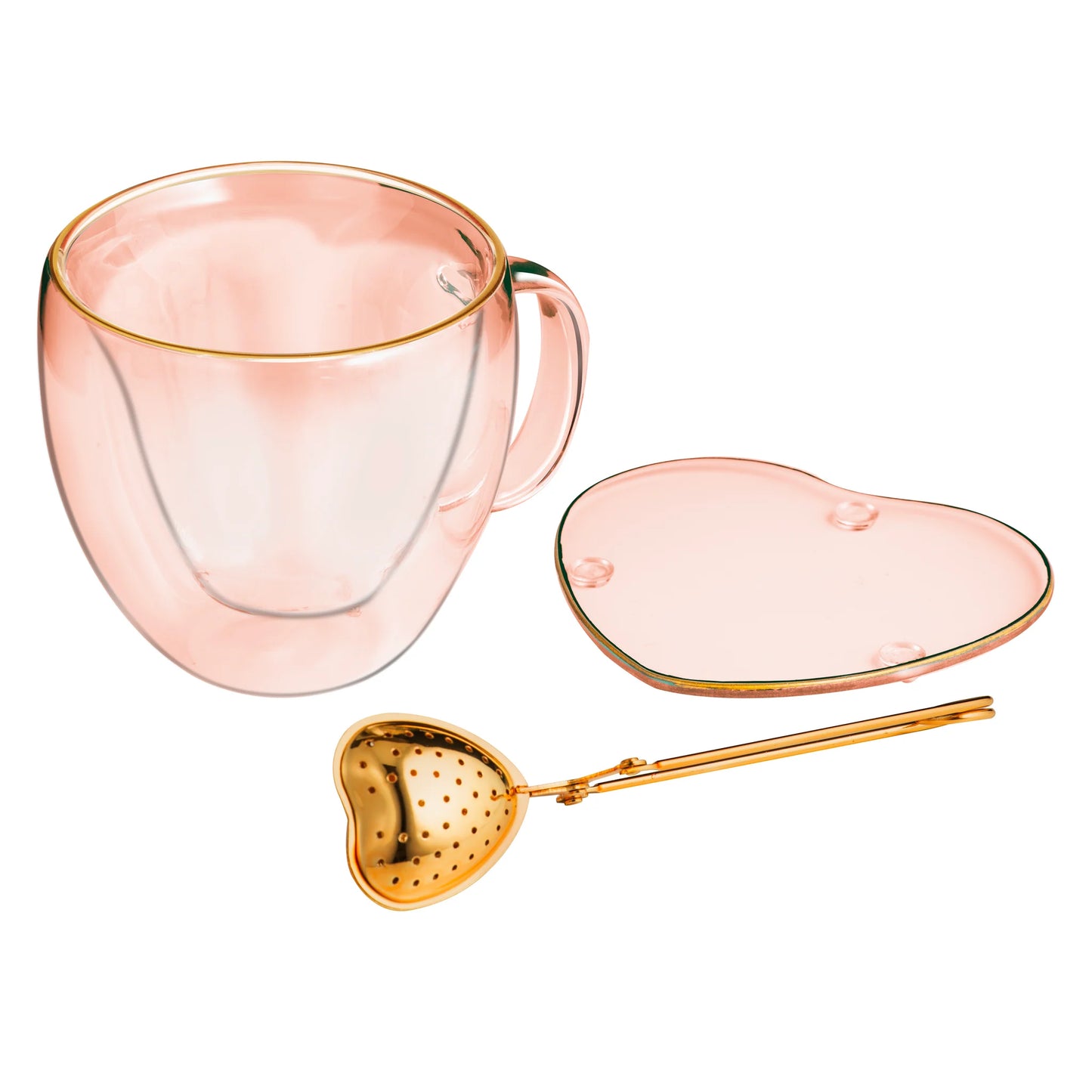 Ladelle Amour 3 Piece Cup set - Pink