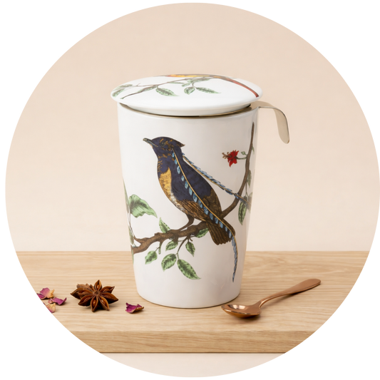 Teaeve 3 Piece Mug - Birds