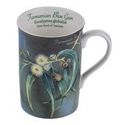 Ashdene Botanical Emblems bone china mug - Blue Gum