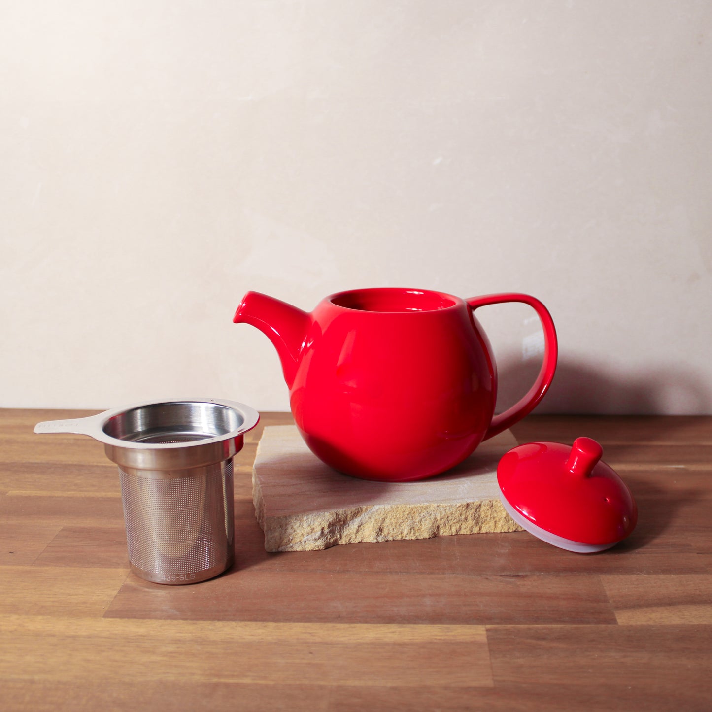 FORLIFE Curve Teapot - Red