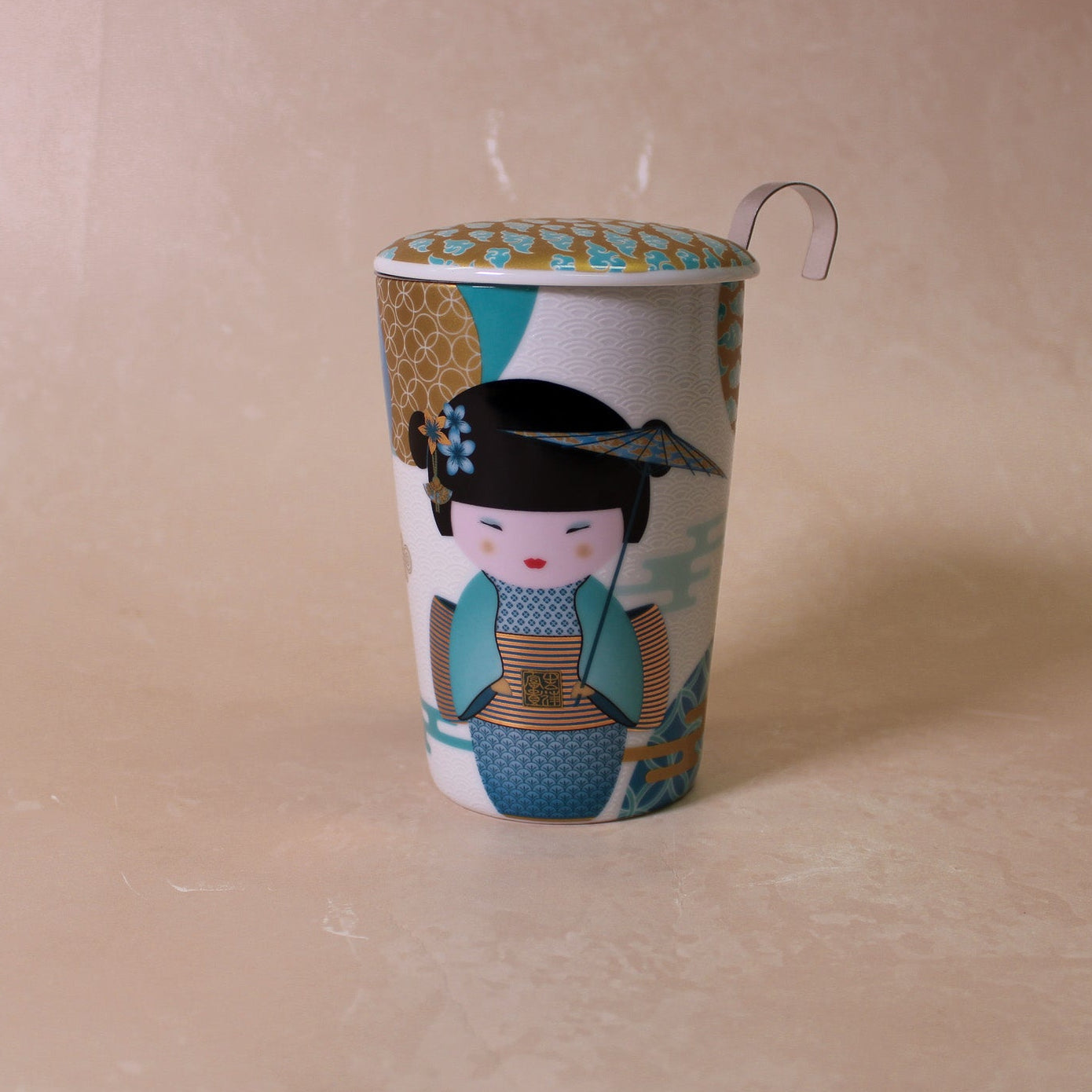 Teaeve 3 Piece Mug - Little Geisha Petrol