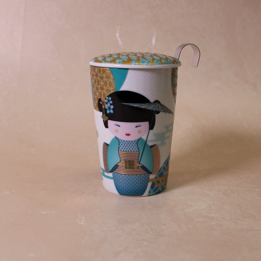 Teaeve 3 Piece Mug - Little Geisha Petrol