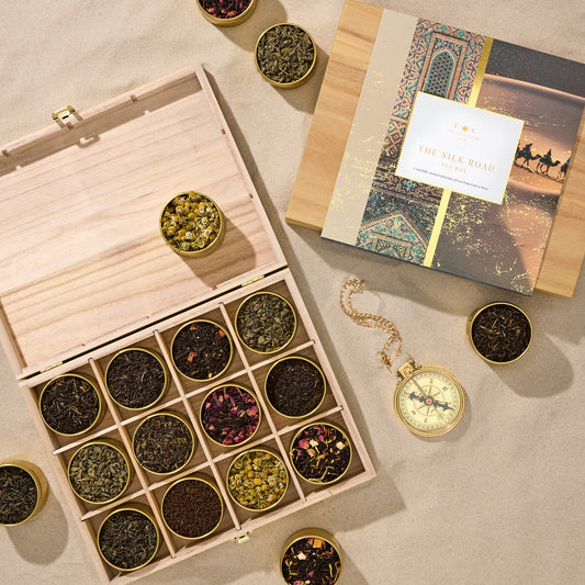 The Silk Road Wooden Tea Box