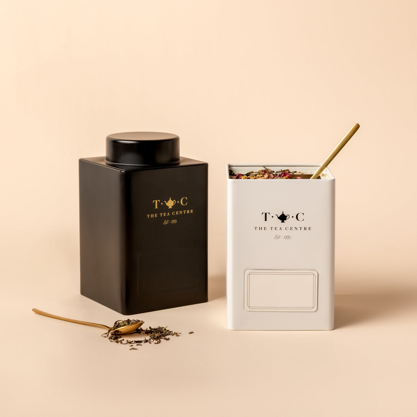 Cream Signature Tea Tin