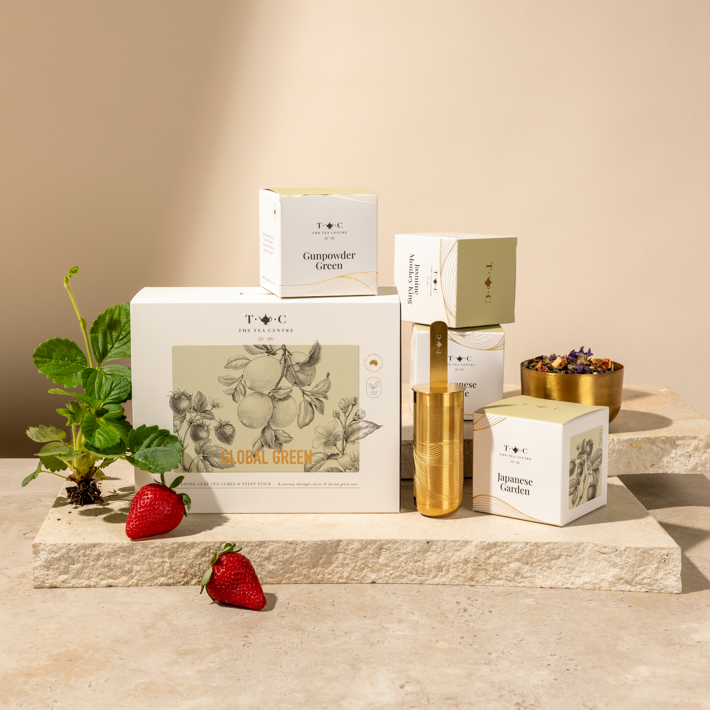 NEW - Global Green Loose Leaf Tea Gift Box