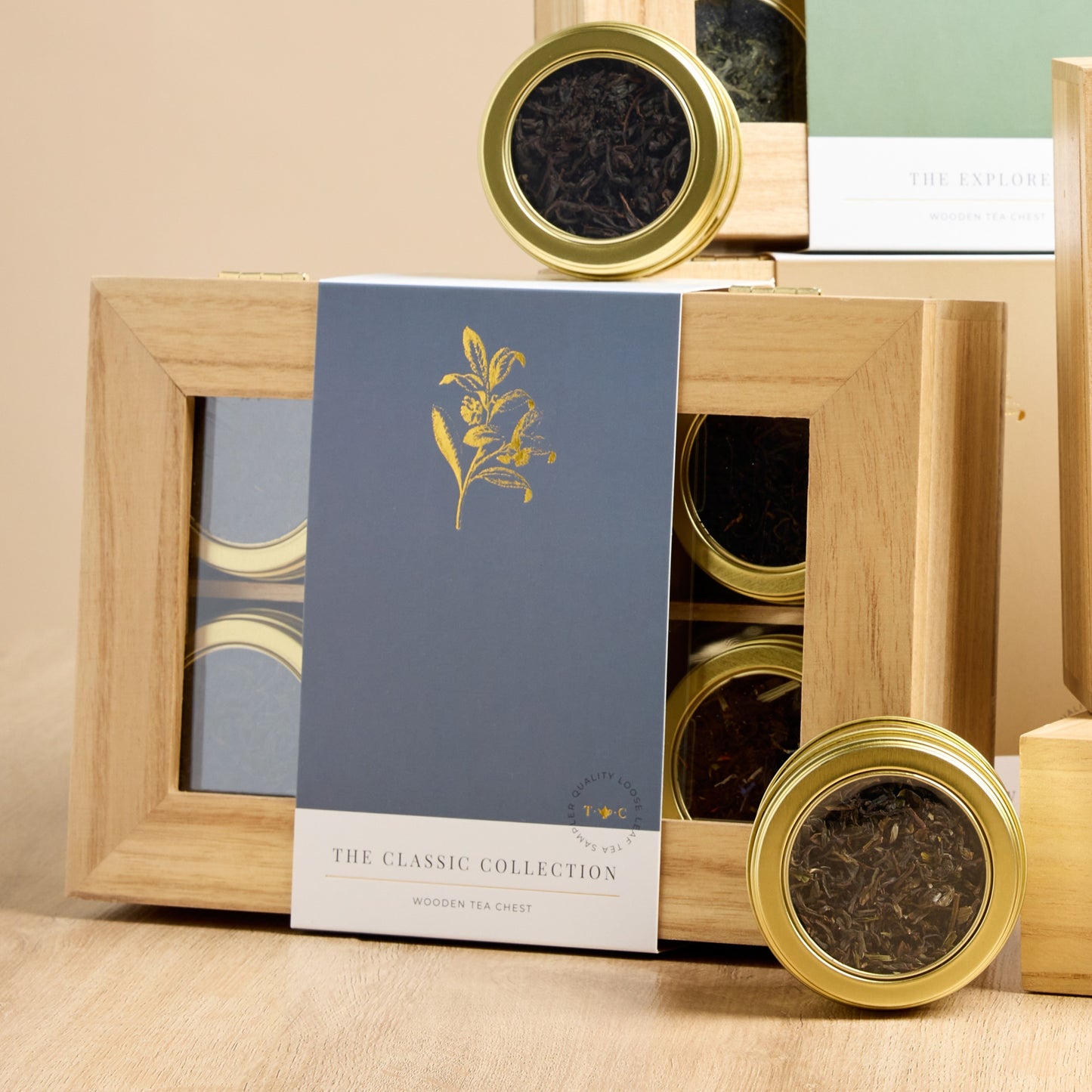 The Classic Collection Wooden Tea Box