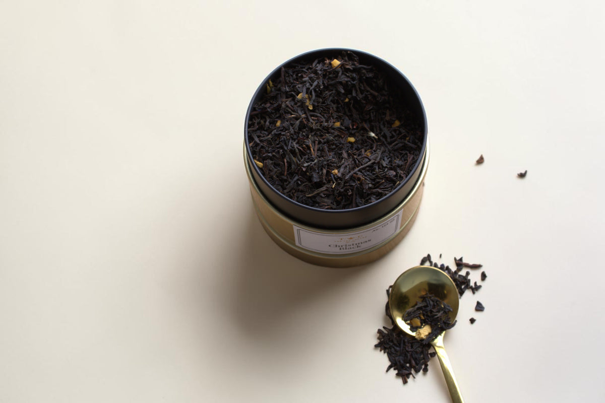 Christmas Black loose leaf tea in a Signature Tin